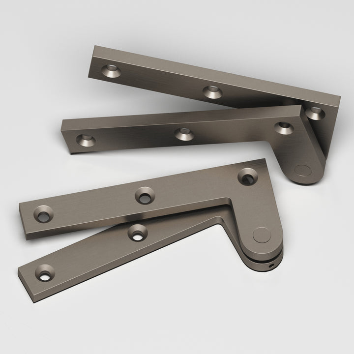 Colonial Bronze 5FH Removable flat-head pin pivot Hinge in Matte Pewter