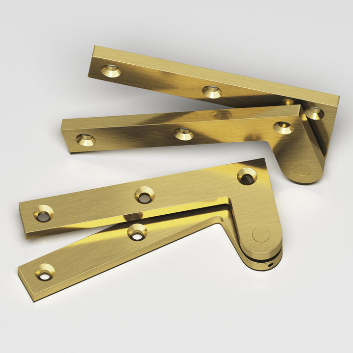 Colonial Bronze 5FH Removable flat-head pin pivot Hinge in Antique Brass