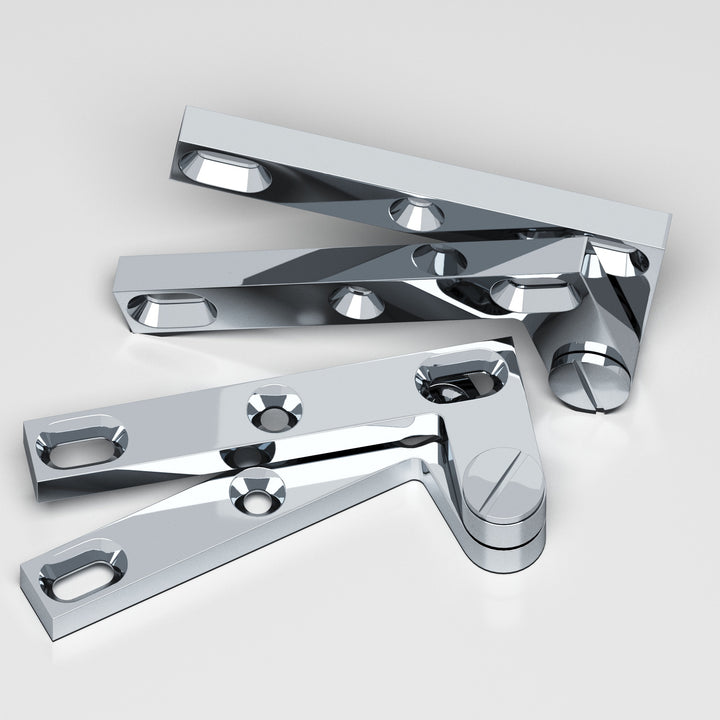 Colonial Bronze 6 Removable screw pivot Hinge in Polished Chrome