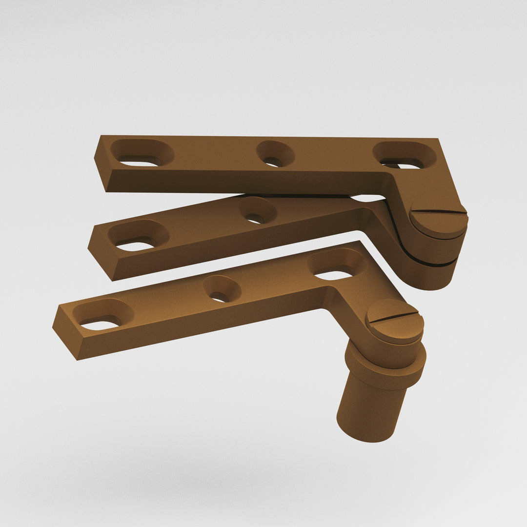 Colonial Bronze 6B Removable screw pivot Hinge for use with #8 pivot base in Matte Light Statuary Bronze