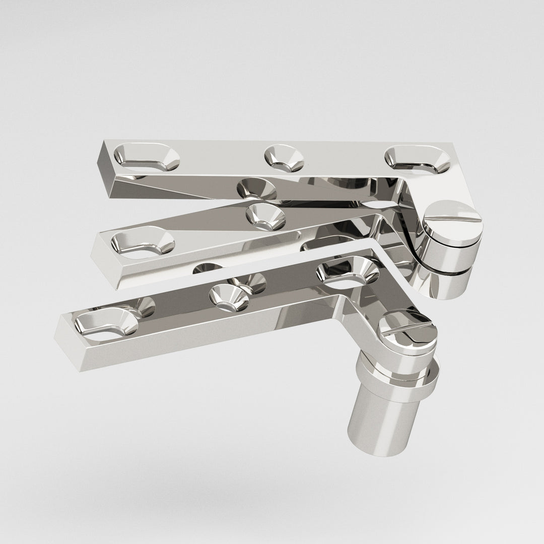 Colonial Bronze 6B Removable screw pivot Hinge for use with #8 pivot base in Polished Nickel