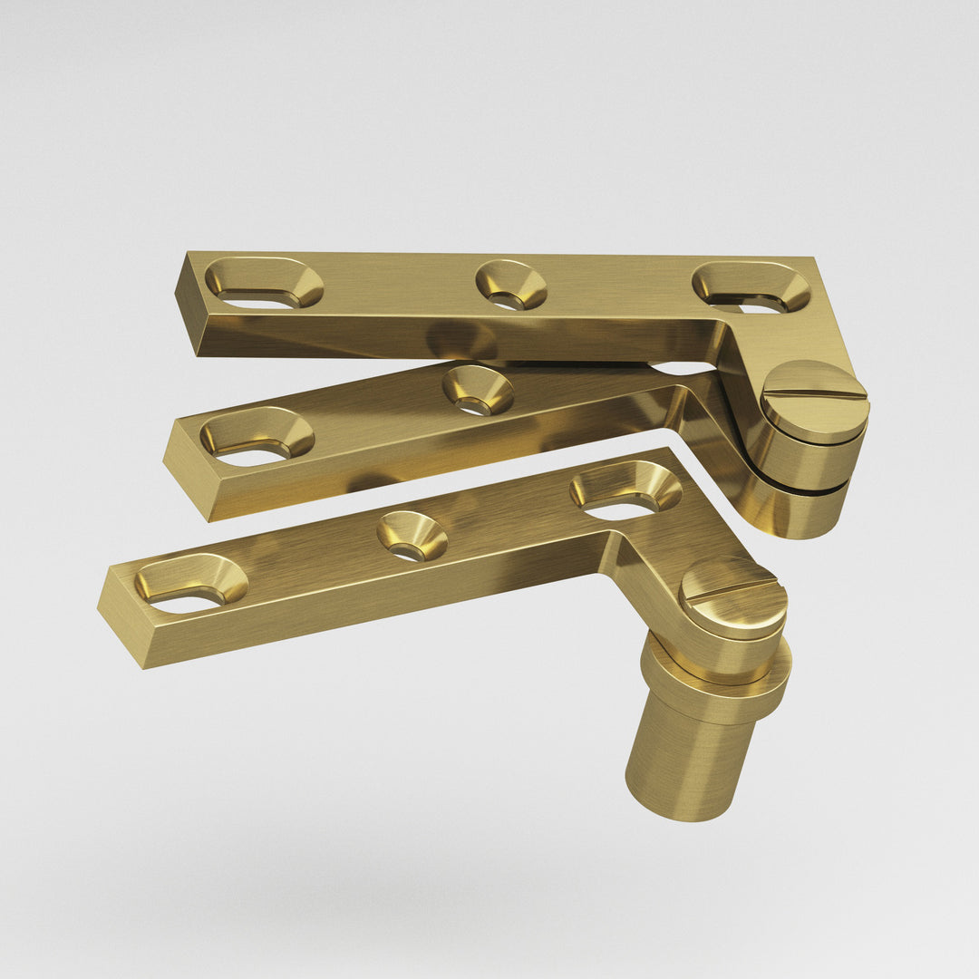 Colonial Bronze 6B Removable screw pivot Hinge for use with #8 pivot base in Antique Brass