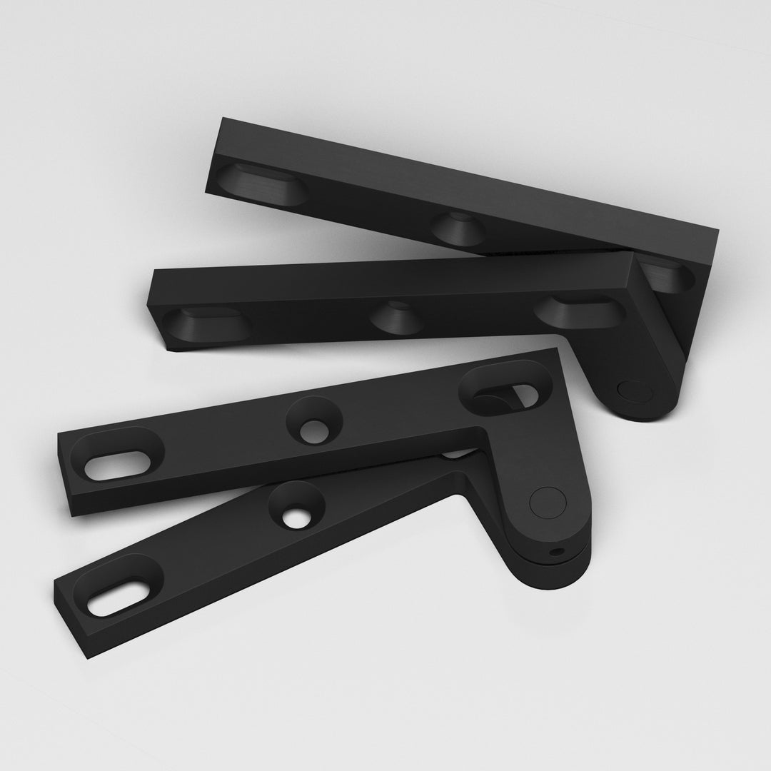 Colonial Bronze 6FH Removable flat-head pin pivot Hinge in Matte Satin Black
