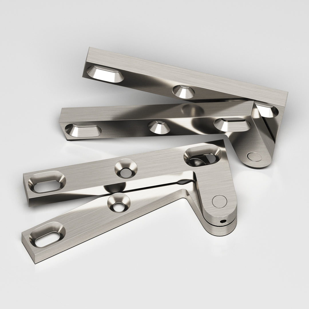 Colonial Bronze 6FH Removable flat-head pin pivot Hinge in Satin Nickel