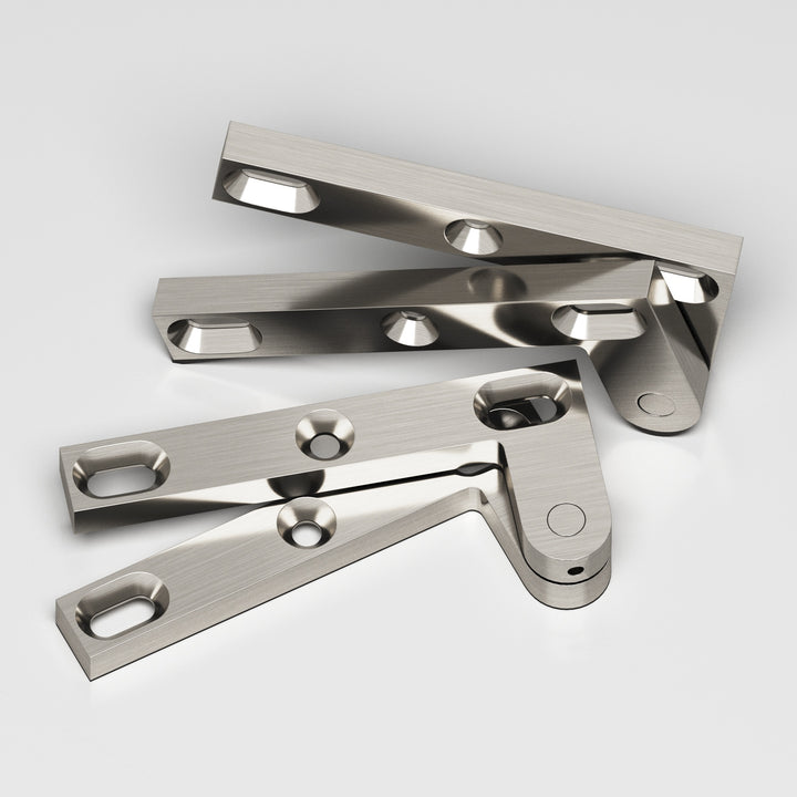 Colonial Bronze 6FH Removable flat-head pin pivot Hinge in Satin Nickel