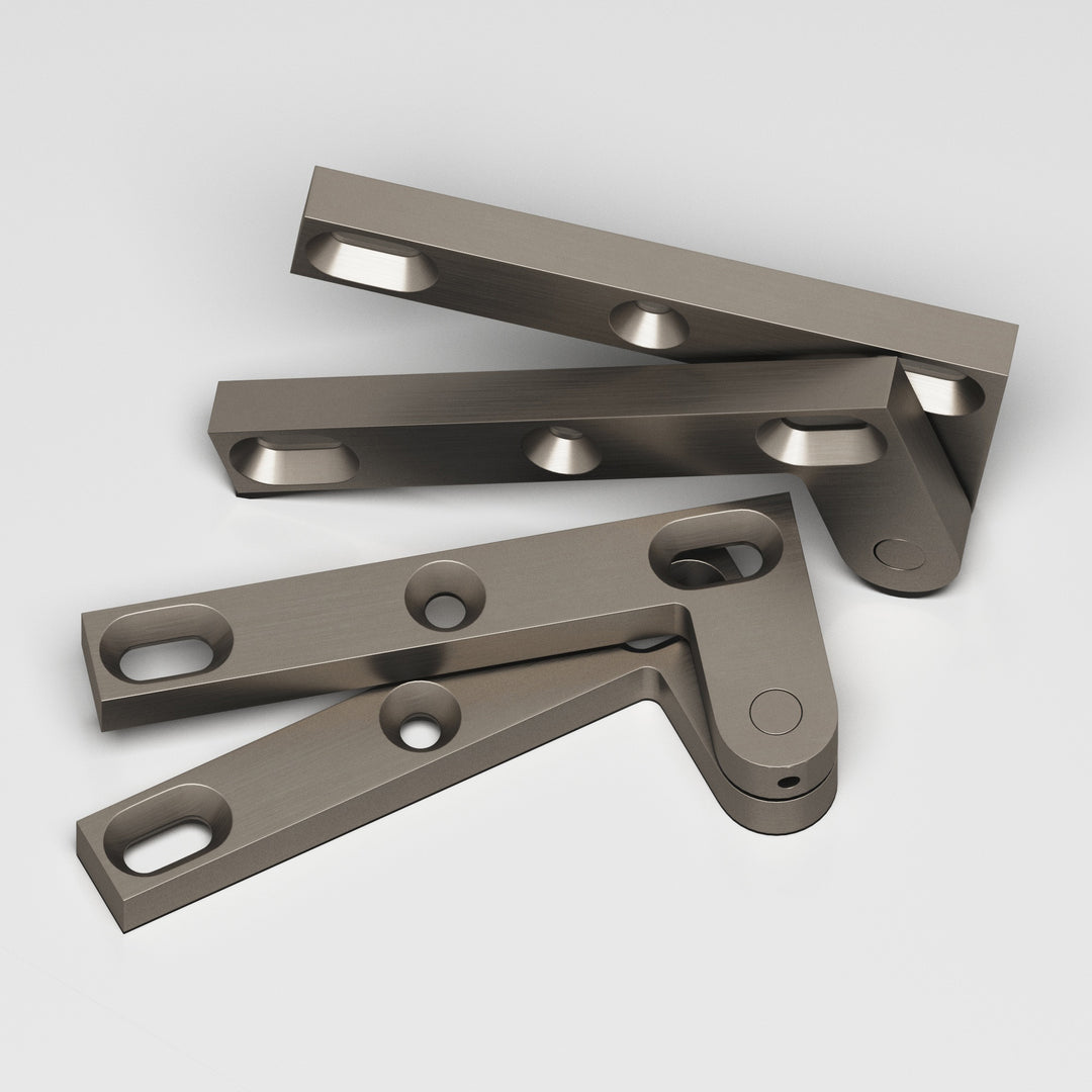 Colonial Bronze 6FH Removable flat-head pin pivot Hinge in Matte Pewter