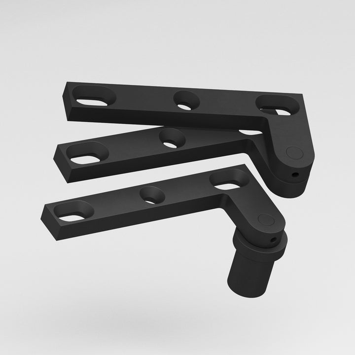 Colonial Bronze 6FHB Removable flat-head pin pivot Hinge for use with #8 pivot base in Matte Satin Black