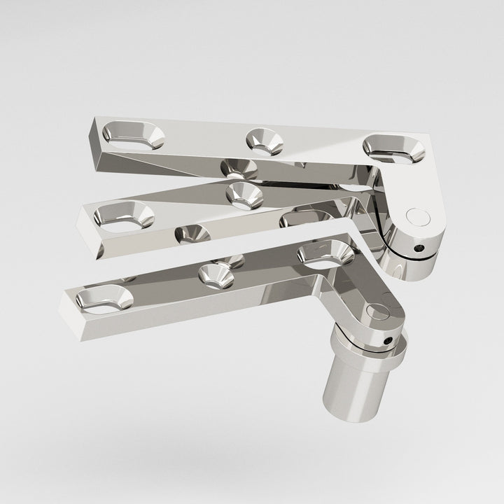 Colonial Bronze 6FHB Removable flat-head pin pivot Hinge for use with #8 pivot base in Polished Nickel