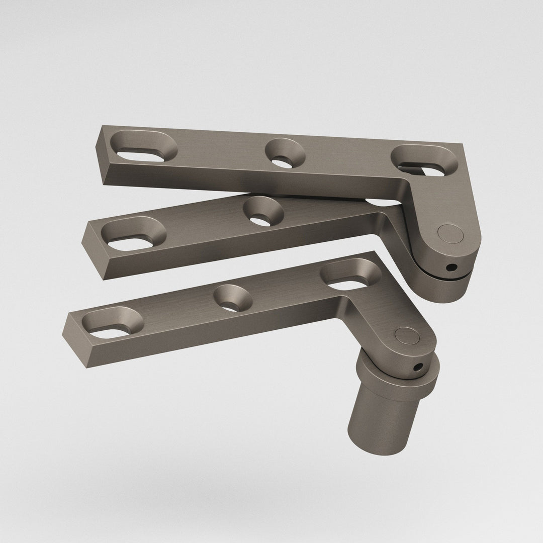 Colonial Bronze 6FHB Removable flat-head pin pivot Hinge for use with #8 pivot base in Matte Pewter