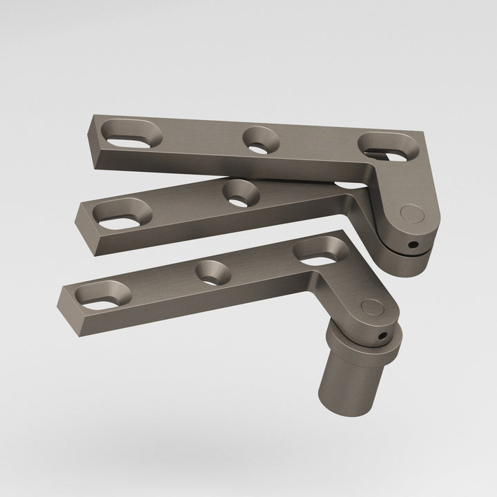 Colonial Bronze 6FHB Removable flat-head pin pivot Hinge for use with #8 pivot base in Matte Pewter