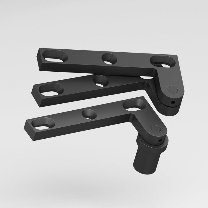 Colonial Bronze 6FHB Removable flat-head pin pivot Hinge for use with #8 pivot base in Matte Graphite