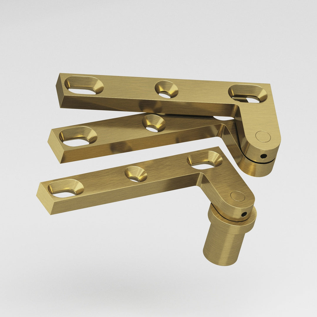 Colonial Bronze 6FHB Removable flat-head pin pivot Hinge for use with #8 pivot base in Antique Brass