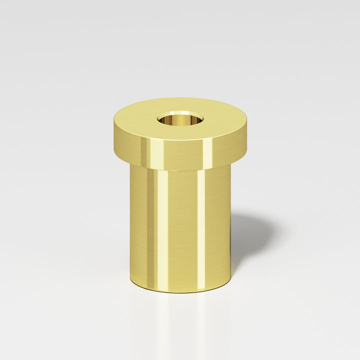 Colonial Bronze 8 Pivot Hinge base for use with 6B or 6FHB pivot hinge in Unlacquered Polished Brass