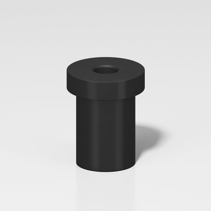 Colonial Bronze 8 Pivot Hinge base for use with 6B or 6FHB pivot hinge in Matte Satin Black