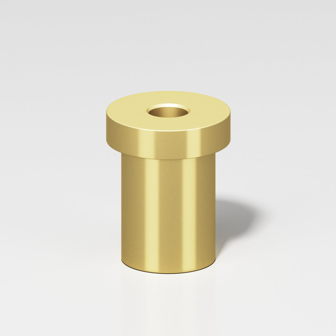 Colonial Bronze 8 Pivot Hinge base for use with 6B or 6FHB pivot hinge in Matte Satin Brass