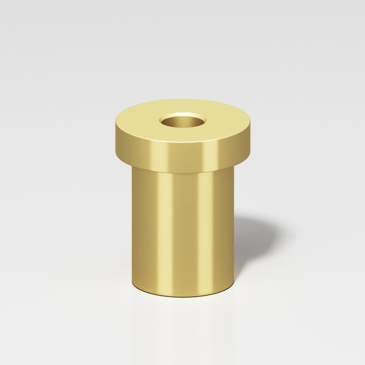 Colonial Bronze 8 Pivot Hinge base for use with 6B or 6FHB pivot hinge in Matte Satin Brass