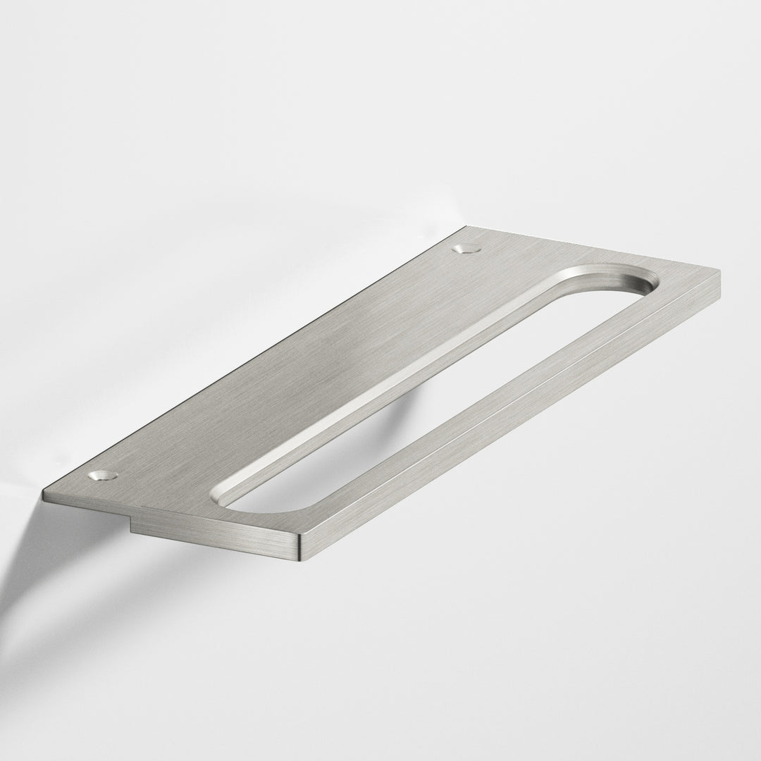 Colonial Bronze 888 Squared front racetrack Edge Pull in Satin Nickel