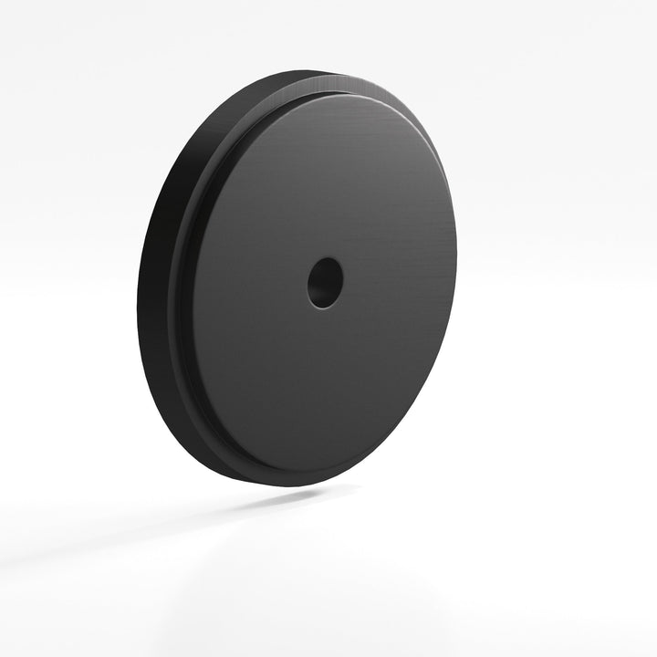Colonial Bronze 9622 Round stepped Backplate for use with 8-32 screw in Matte Satin Black