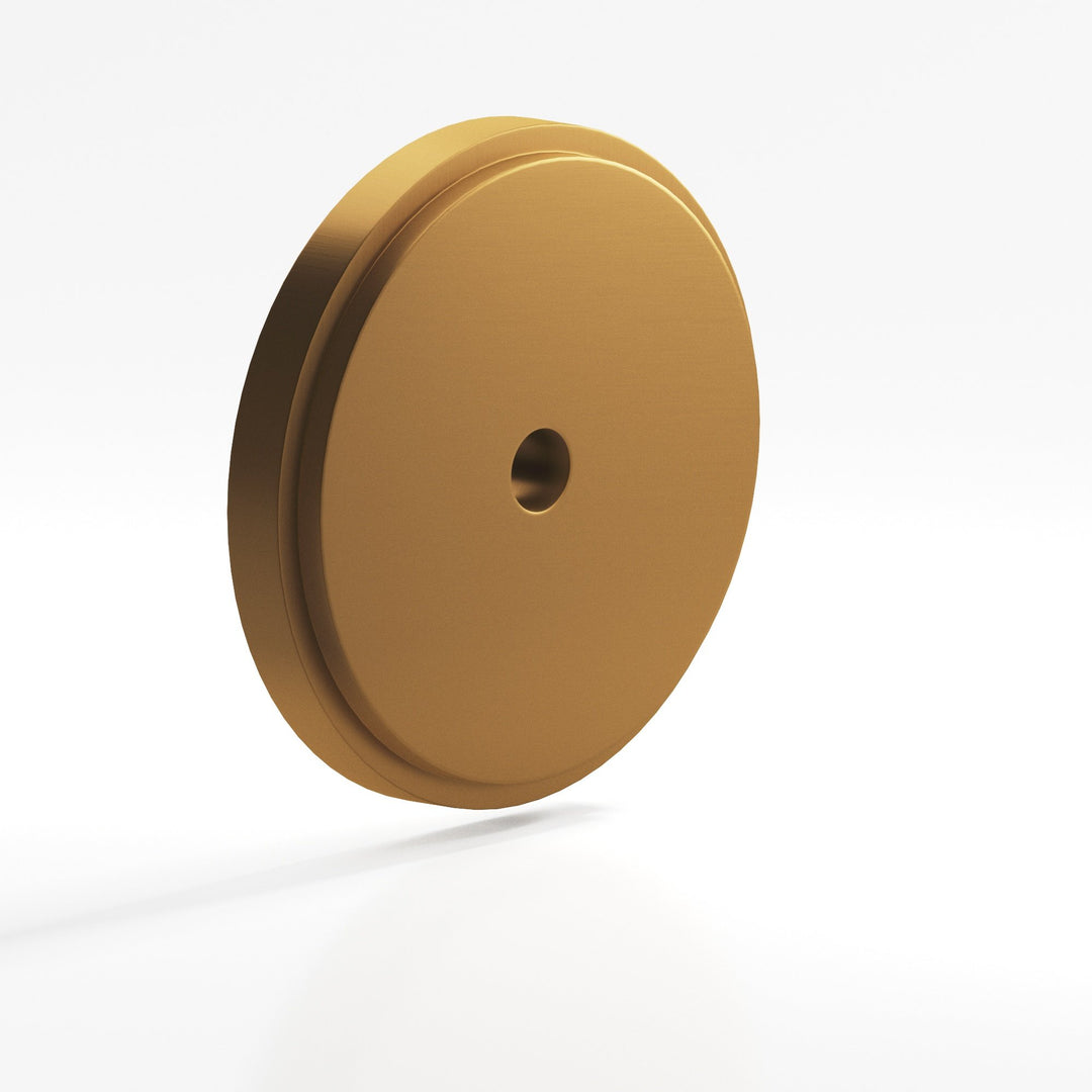 Colonial Bronze 9620 Round stepped Backplate for use with 8-32 screw in Matte Light Statuary Bronze