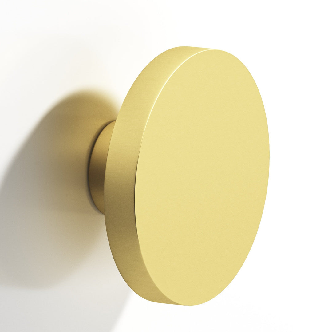 Colonial Bronze 9150 Round Cap Screw for use with 1/4-20 screw in Matte Satin Brass
