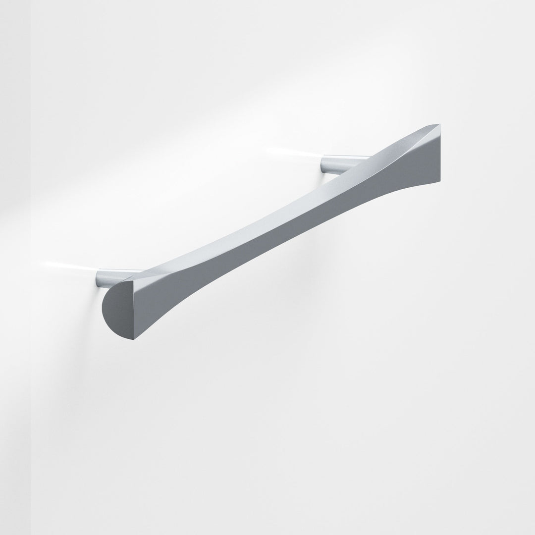 Colonial Bronze 1142 Bowtie Door Pull with rounded back and tapered posts in Polished Chrome