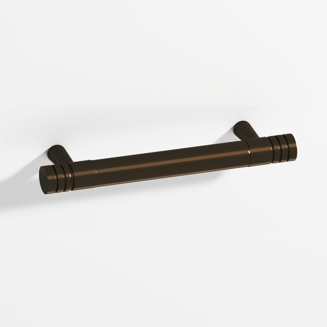 Colonial Bronze 1417BB Round grooved Back-to-Back Shower Door Pull Kit with tapered posts in Oil Rubbed Bronze