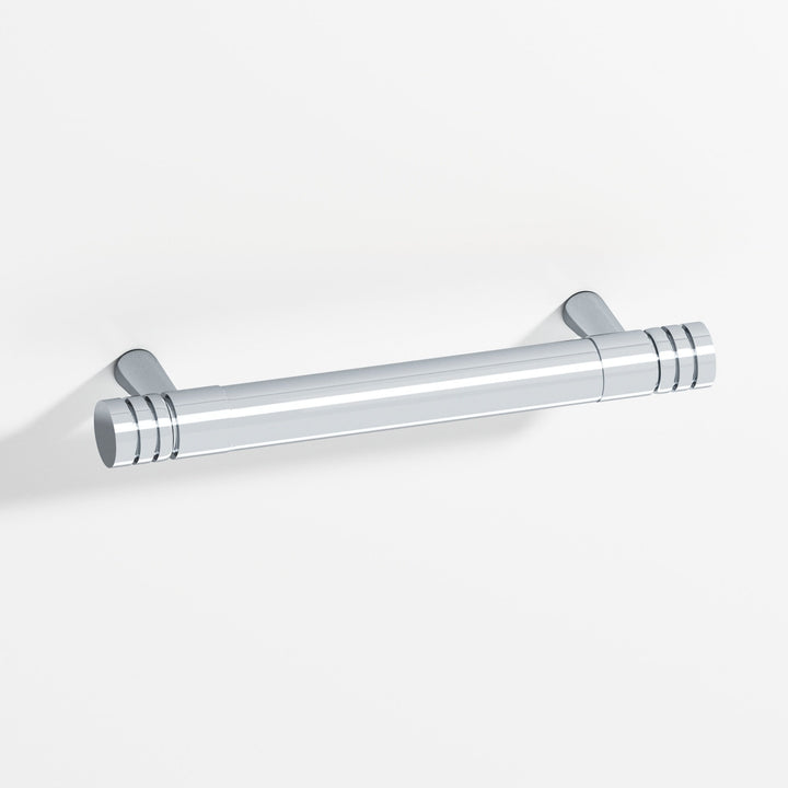 Colonial Bronze 1417 Round grooved Appliance Pull with tapered posts in Polished Chrome