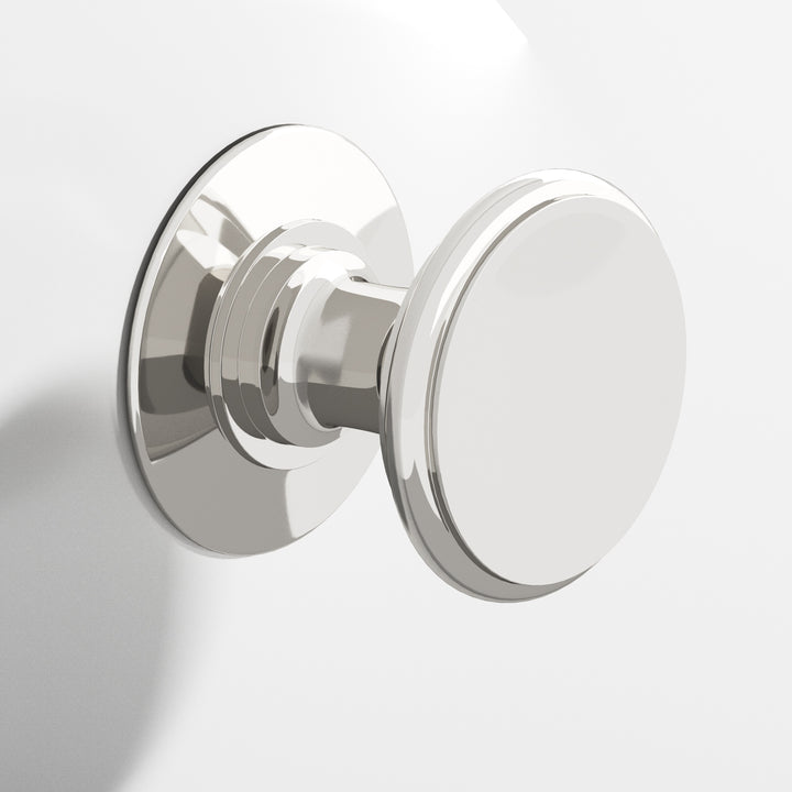 Colonial Bronze 1384 Round Cabinet Knob in Polished Nickel