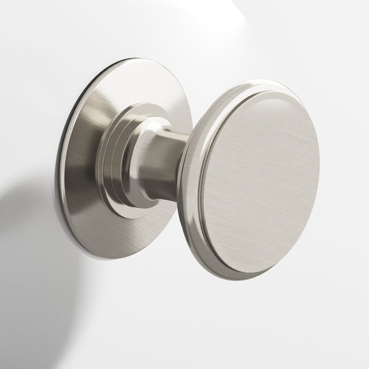 Colonial Bronze 1384 Round Cabinet Knob in Satin Nickel