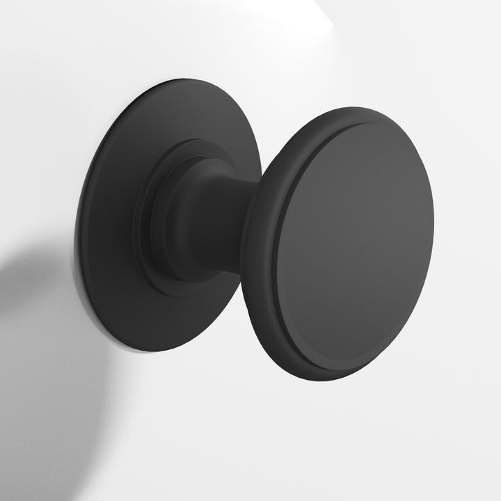 Colonial Bronze 1384 Round Cabinet Knob in Matte Graphite