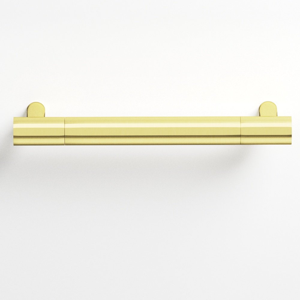 Colonial Bronze 1447 Round Cabinet Pull with straight posts in Unlacquered Polished Brass