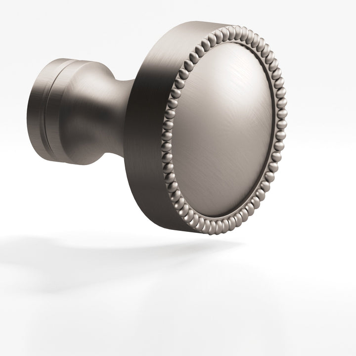 Colonial Bronze 175 Round beaded Cabinet Knob in Matte Pewter