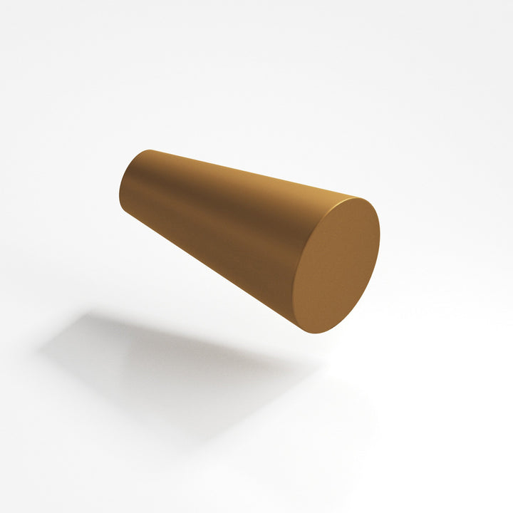 Colonial Bronze 194 Round tapered T Cabinet Knob in Matte Light Statuary Bronze