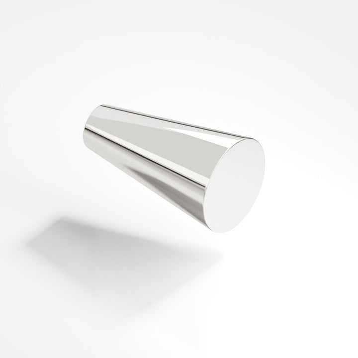 Colonial Bronze 194 Round tapered T Cabinet Knob in Polished Nickel