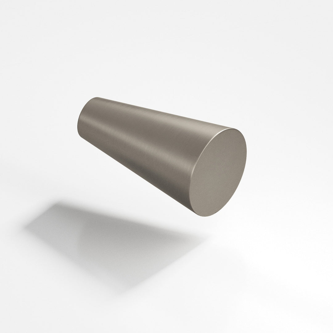 Colonial Bronze 194 Round tapered T Cabinet Knob in Matte Pewter