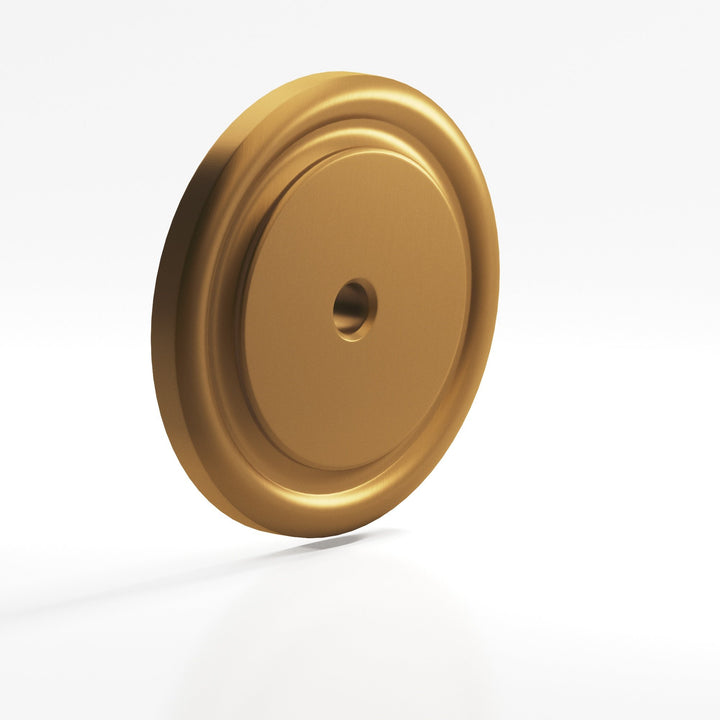 Colonial Bronze 9203 Round grooved Backplate for use with 1/4-20 screw in Matte Light Statuary Bronze