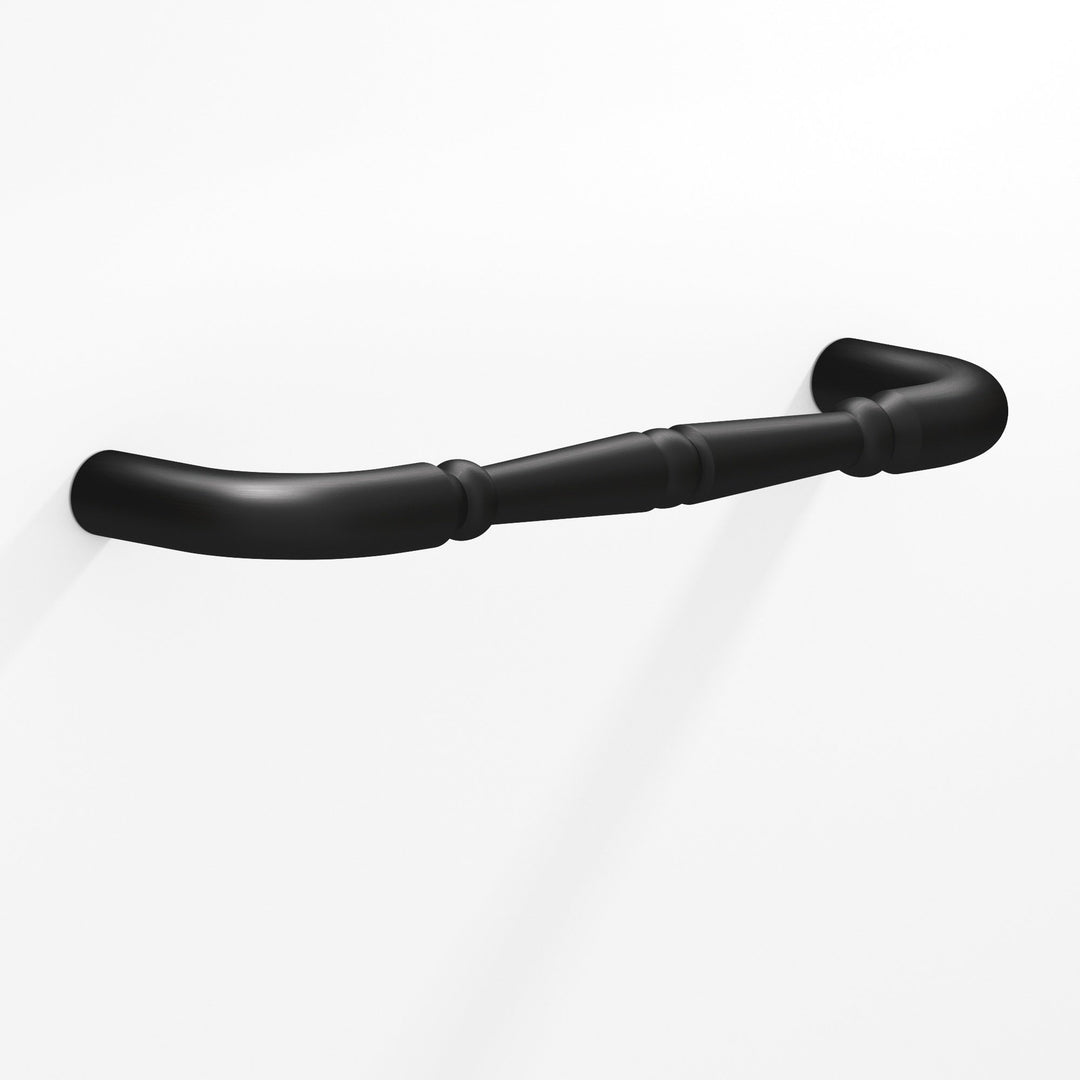 Colonial Bronze 850 Detailed wire Cabinet Pull with beads in Matte Satin Black