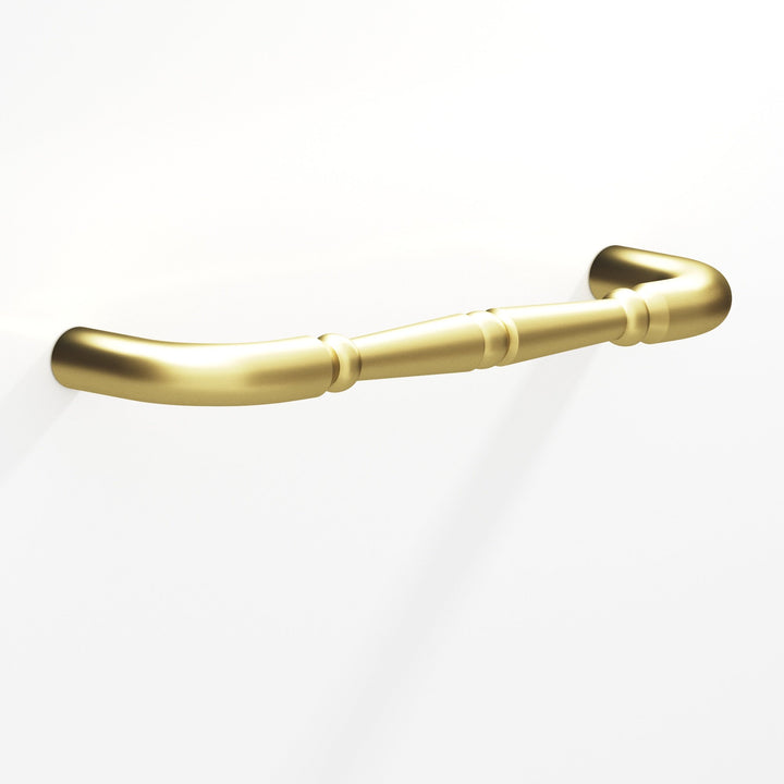 Colonial Bronze 250 Detailed wire Cabinet Pull with beads in Matte Satin Brass
