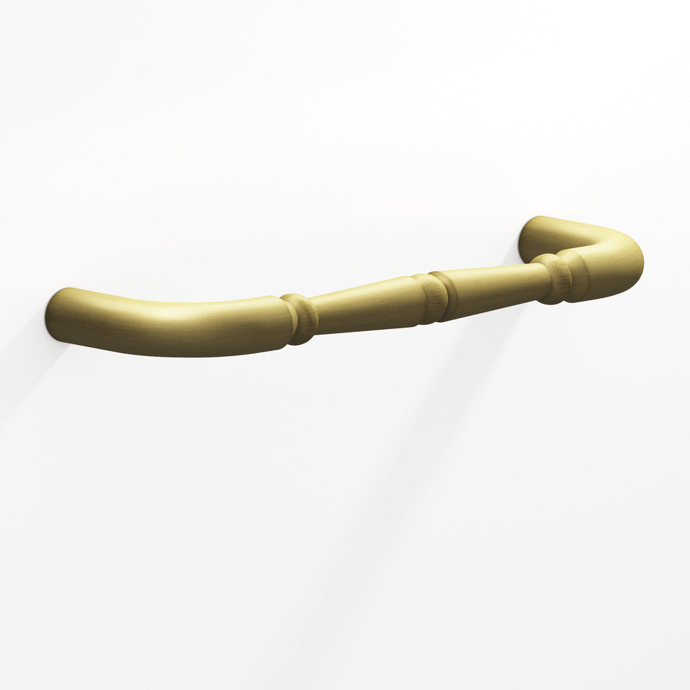 Colonial Bronze 250 Detailed wire Cabinet Pull with beads in Matte Antique Satin Brass