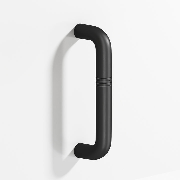 Colonial Bronze 258 Grooved wire Cabinet Pull in Matte Satin Black