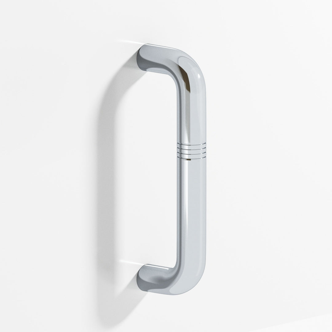 Colonial Bronze 858 Grooved wire Cabinet Pull in Polished Chrome