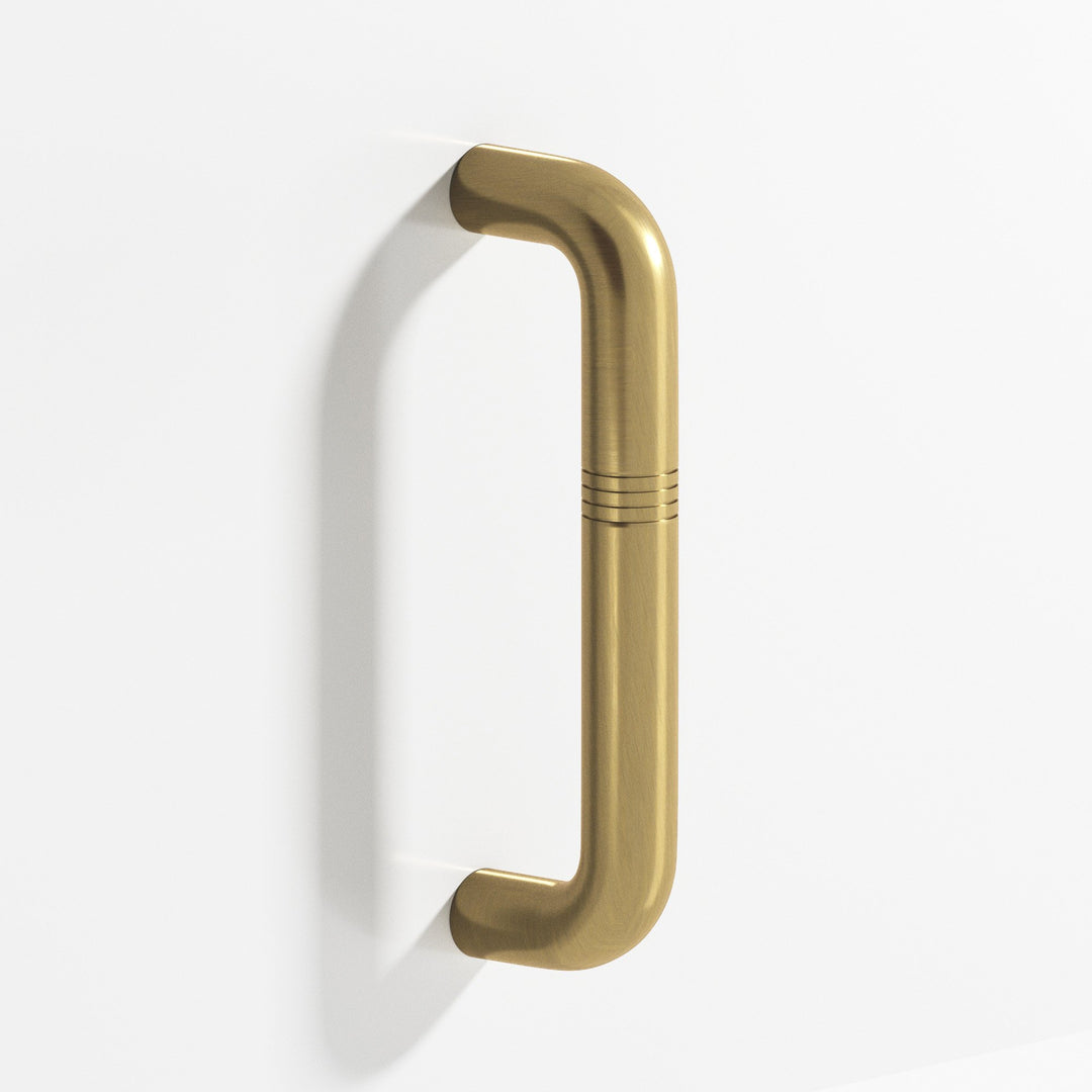 Colonial Bronze 858 Grooved wire Cabinet Pull in Antique Brass