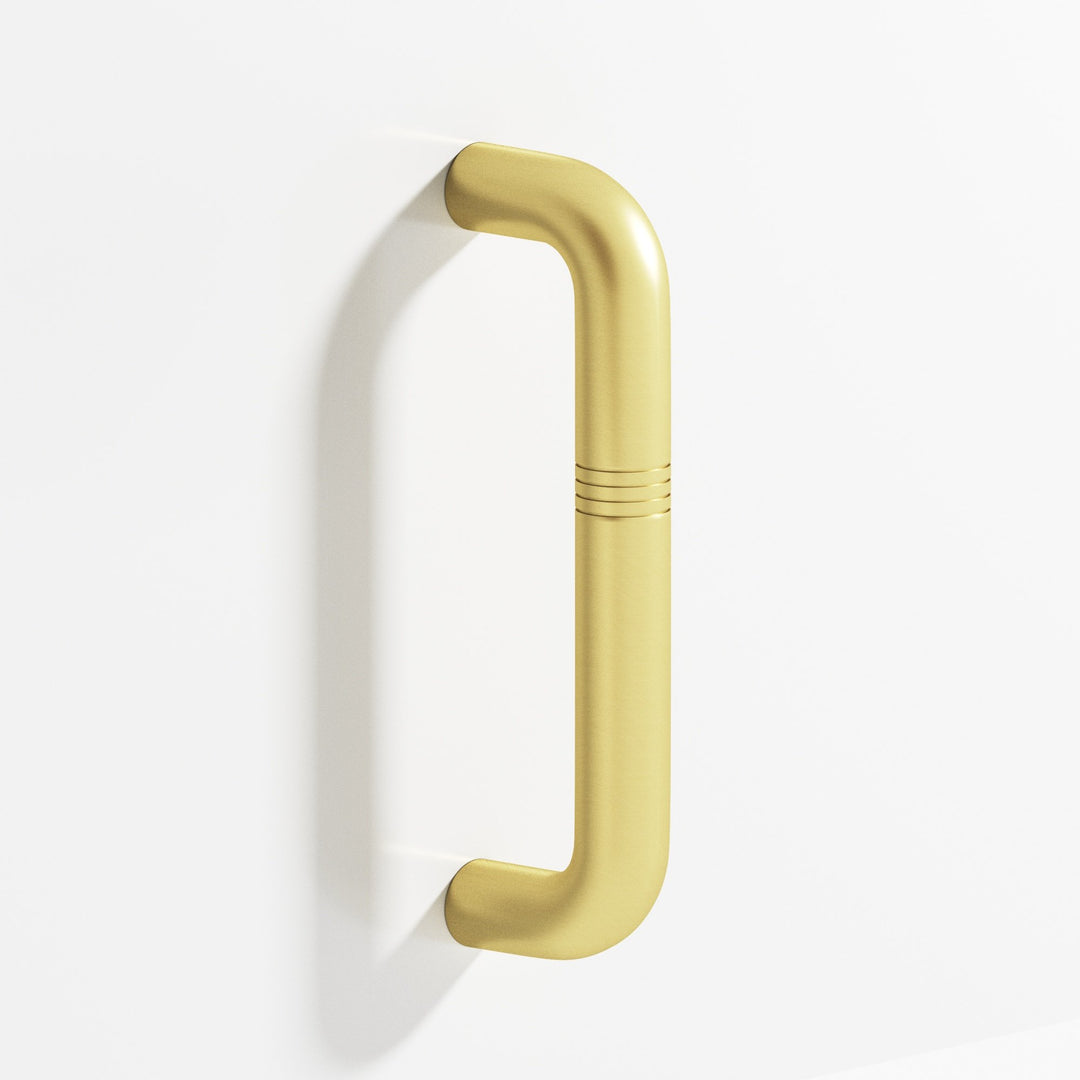 Colonial Bronze 860 Grooved wire Cabinet Pull in Matte Satin Brass