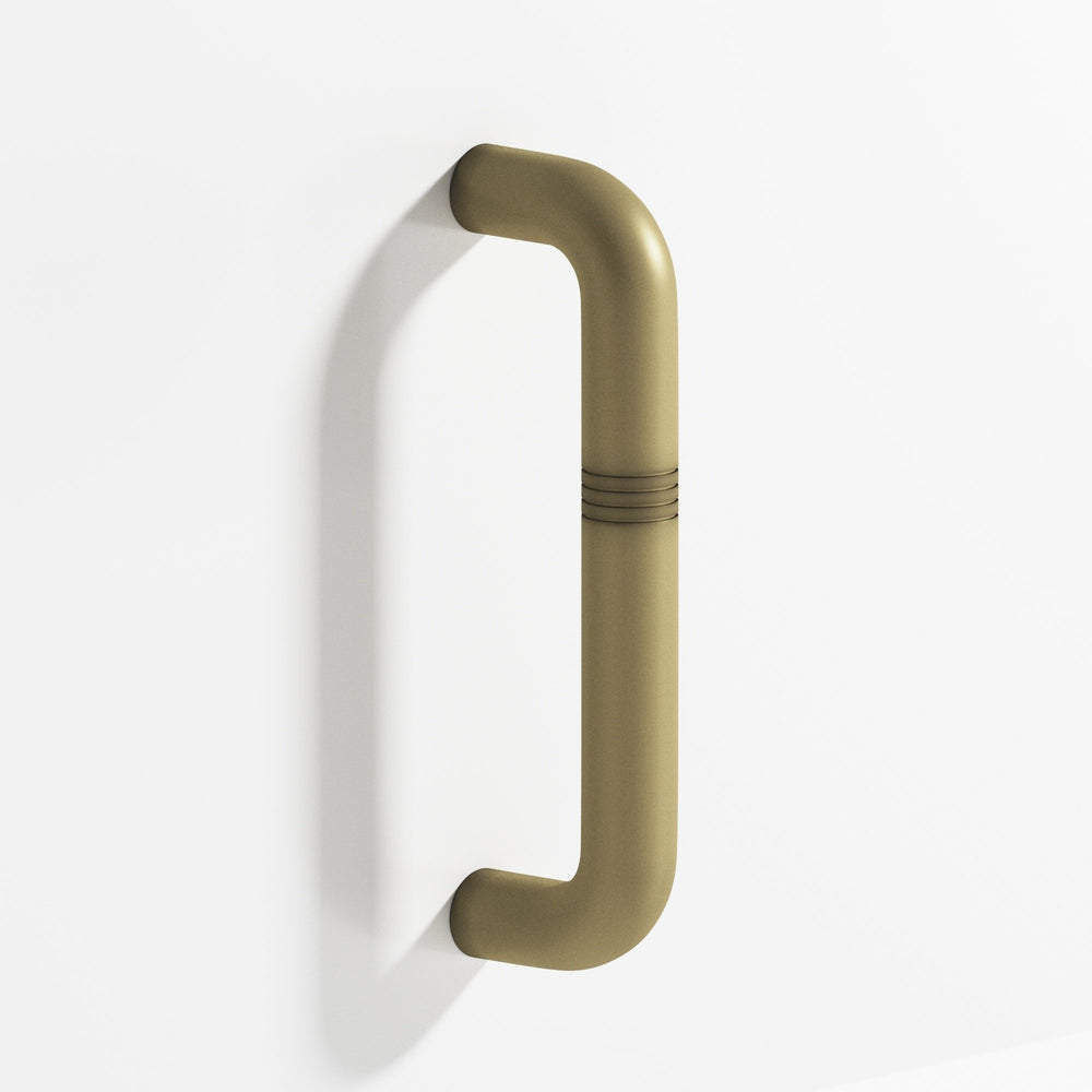 Colonial Bronze 860 Grooved wire Cabinet Pull in Matte Antique Satin Brass