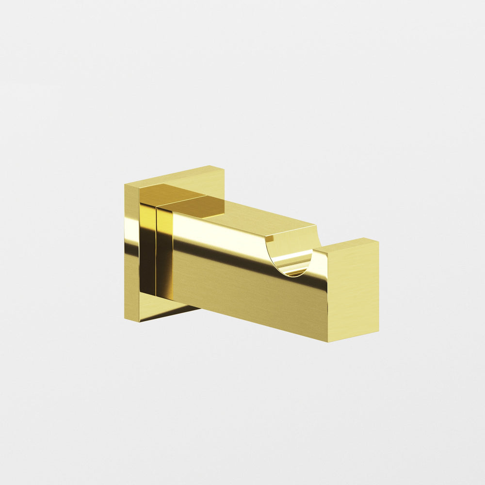 Colonial Bronze 3013 Rectangular Hook in Unlacquered Polished Brass