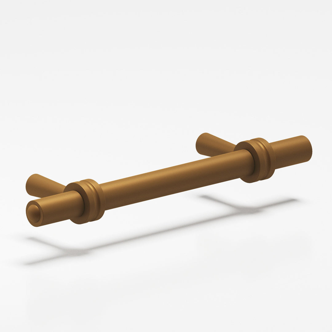 Colonial Bronze 310 Round collared Cabinet Pull with tapered posts in Matte Light Statuary Bronze