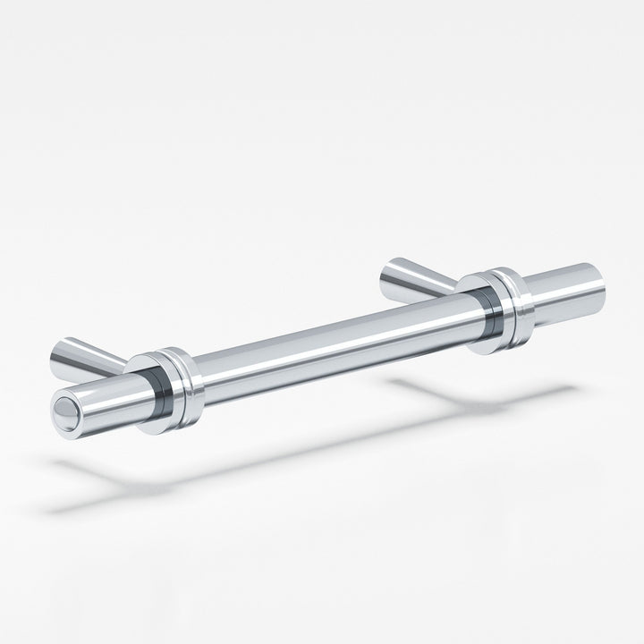 Colonial Bronze 310 Round collared Cabinet Pull with tapered posts in Polished Chrome