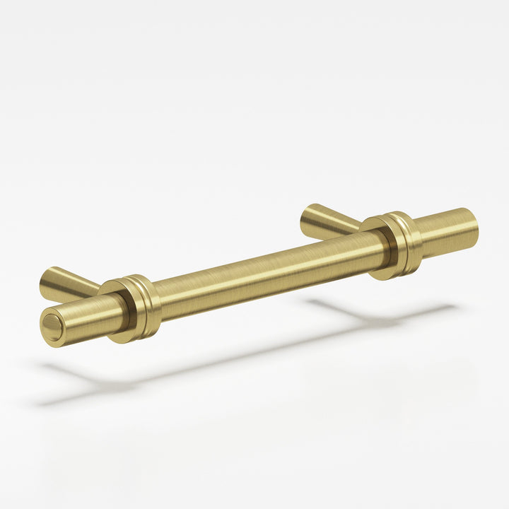 Colonial Bronze 310 Round collared Cabinet Pull with tapered posts in Antique Brass