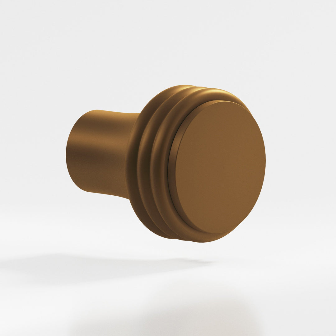 Colonial Bronze 377 Round Cabinet Knob in Matte Light Statuary Bronze