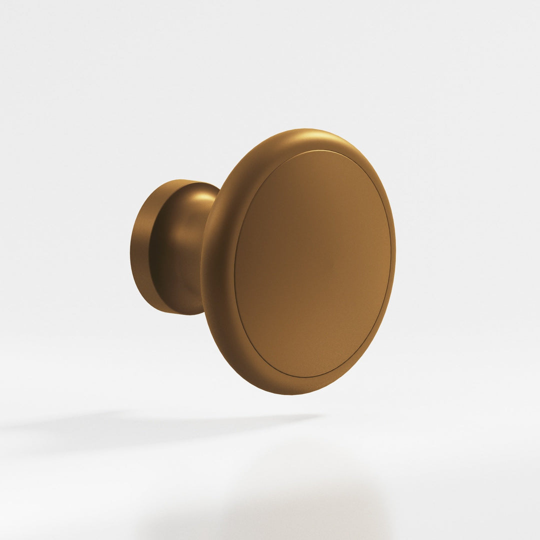Colonial Bronze 378 Round Cabinet Knob in Matte Light Statuary Bronze